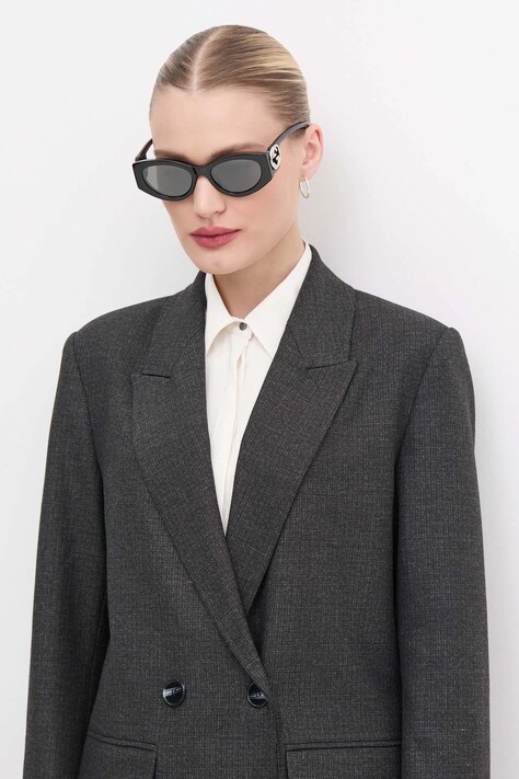 Sluneční brýle Gucci dámské, černá barva, GG1691S