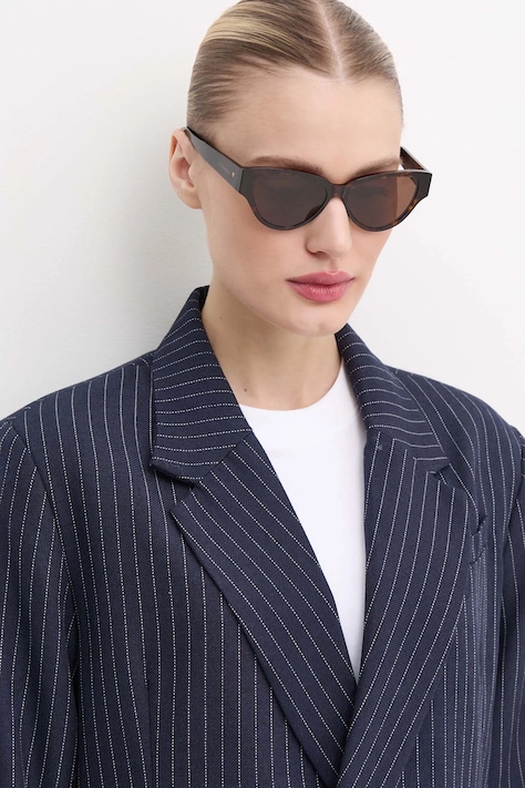 Bottega Veneta okulary przeciwsłoneczne damskie kolor brązowy BV1319S