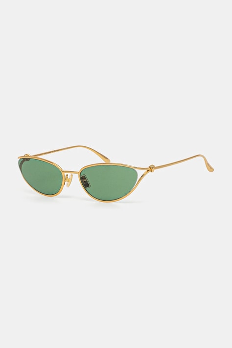 Sluneční brýle Bottega Veneta dámské, zlatá barva, BV1330S