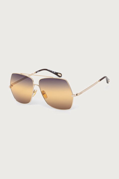 Chloe Okulary przeciwsłoneczne pilotki damskie żółte CH0278S