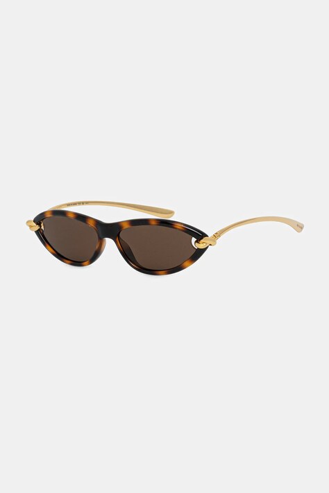 Bottega Veneta okulary przeciwsłoneczne damskie kolor złoty BV1390S