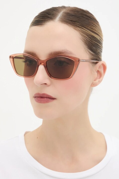 Saint Laurent ochelari de soare culoarea bej, SL 775