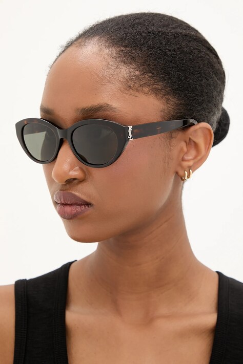 Saint Laurent ochelari de soare femei, culoarea portocaliu, SL M148
