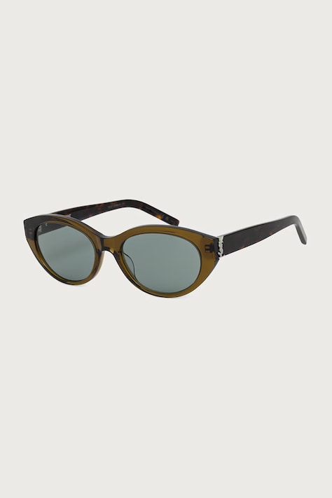 Saint Laurent Okulary przeciwsłoneczne damskie brązowe SL M148