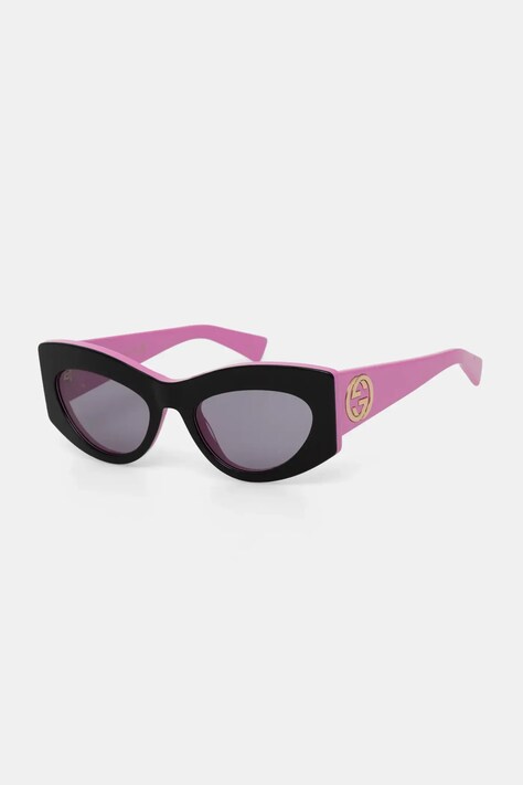 Gucci ochelari de soare femei, culoarea negru, GG1843S