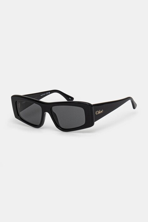 Chloé okulary przeciwsłoneczne damskie kolor czarny CH0299S