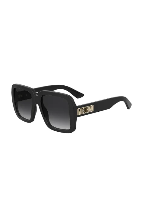 Moschino ochelari femei, culoarea negru, MOS180/S