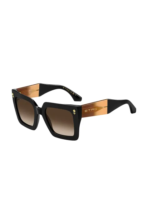 Etro okulary damskie kolor czarny ETRO 0089/S