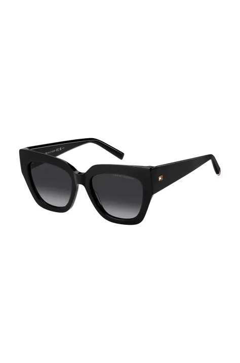 Tommy Hilfiger ochelari de soare femei, culoarea negru, TH 2223/S