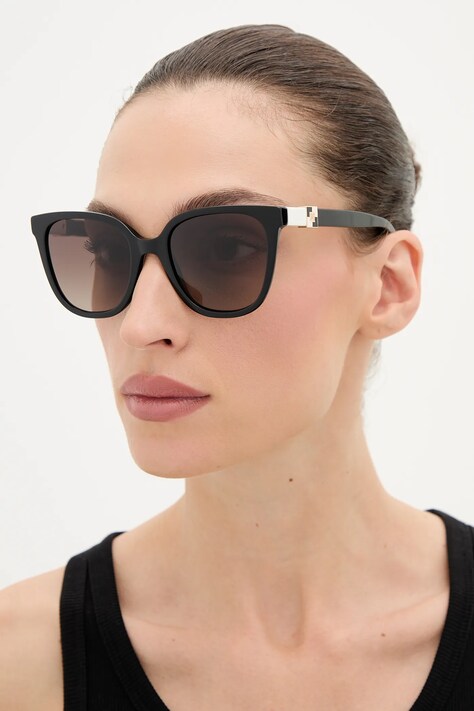 Carolina Herrera ochelari de soare culoarea negru, HER 0297/S
