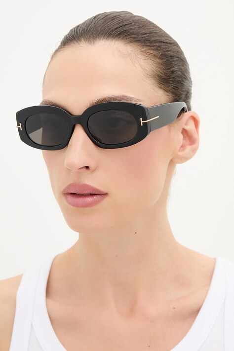 Tom Ford okulary przeciwsłoneczne Cielle damskie kolor czarny FT1187_5201A