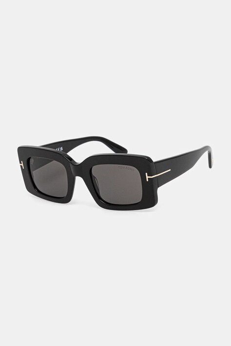 Tom Ford ochelari de soare Brigitta femei, culoarea negru, FT1188_5001A