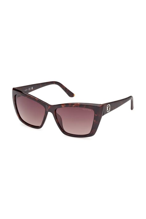 Guess ochelari de soare femei, culoarea bordo, GU00098_5552F