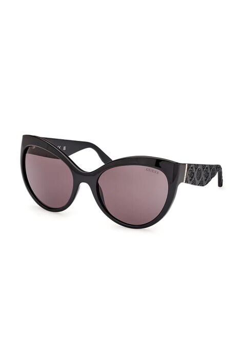 Guess ochelari de soare femei, culoarea negru, GU00130_6101A