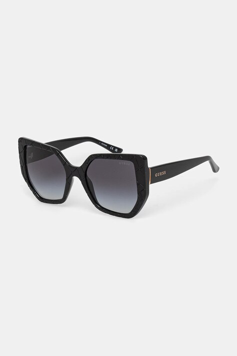 Guess ochelari de soare femei, culoarea negru, GU00153_5502B