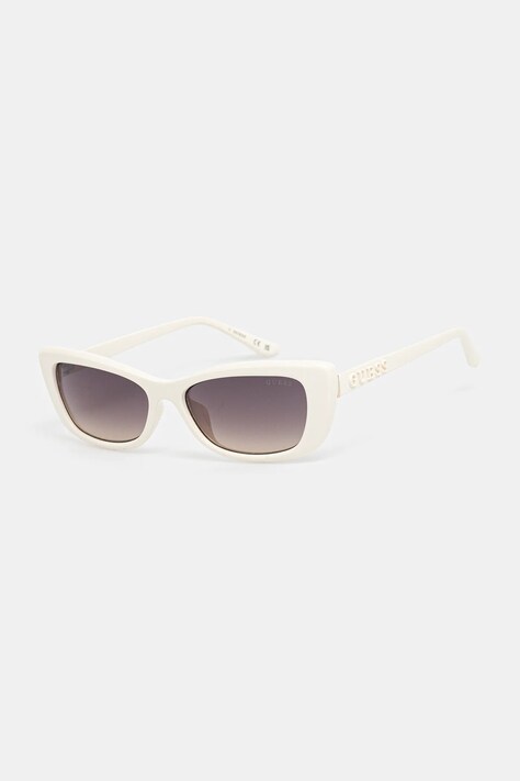 Guess ochelari de soare femei, culoarea alb, GU00156_H_5521B