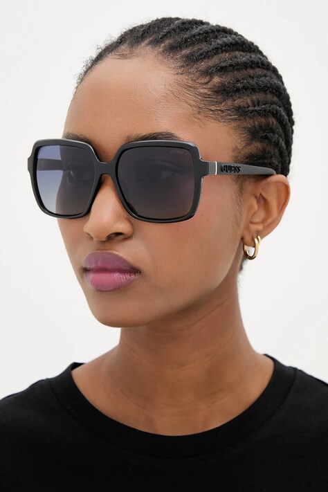 Sluneční brýle Guess dámské, černá barva, GU00157_5701D