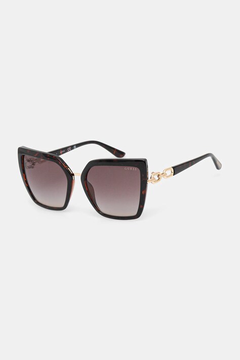 Guess ochelari de soare femei, culoarea negru, GU00160_5552F