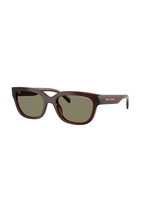 Armani Exchange ochelari de soare femei, culoarea maro, 0AX4155SU