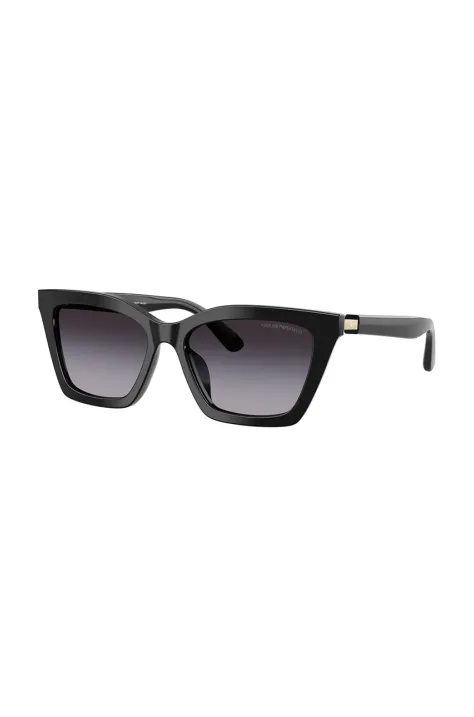 Emporio Armani okulary przeciwsłoneczne damskie kolor czarny 0EA4250U