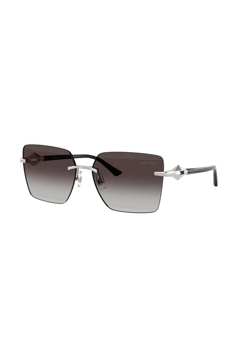 Sluneční brýle Jimmy Choo dámské, stříbrná barva, 0JC4018