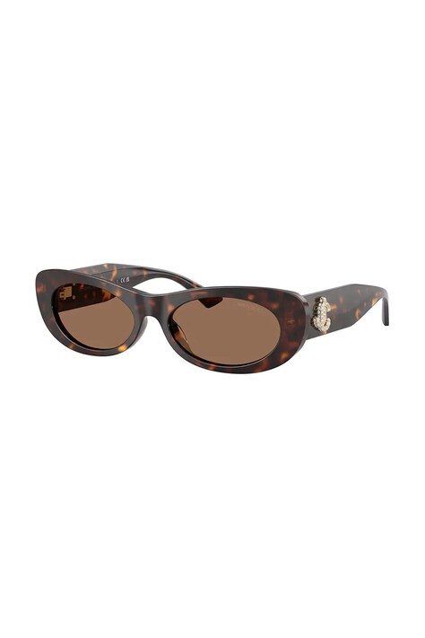 Sluneční brýle Jimmy Choo dámské, hnědá barva, 0JC5038BU