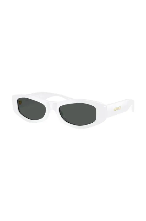 Versace okulary przeciwsłoneczne damskie kolor biały 0VE4487