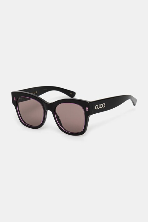 Gucci okulary przeciwsłoneczne damskie kolor czarny GG1789S