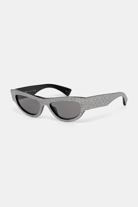 Gucci okulary przeciwsłoneczne damskie kolor srebrny GG1834S