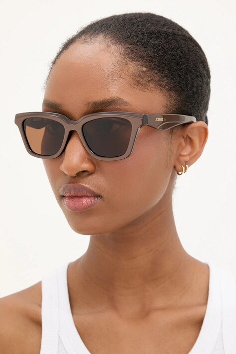 Jacquemus ochelari de soare CARRE culoarea maro, JAC109C1SUN