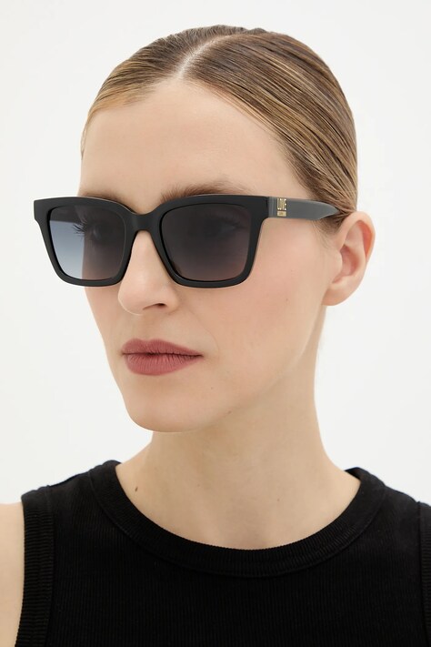 Love Moschino okulary przeciwsłoneczne damskie kolor czarny MOL091/S