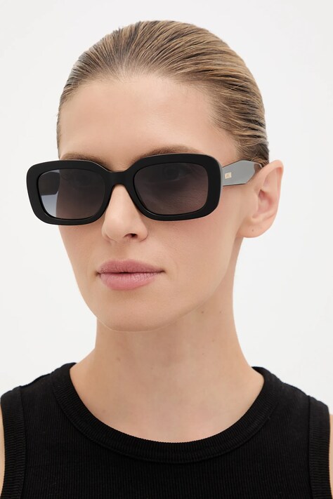 Moschino okulary przeciwsłoneczne damskie kolor czarny MOS199/S