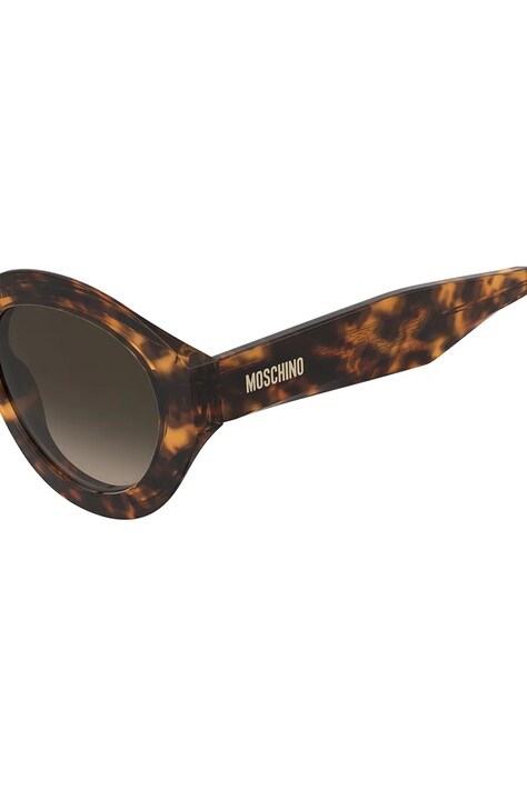 Moschino okulary przeciwsłoneczne damskie kolor brązowy MOS200/S