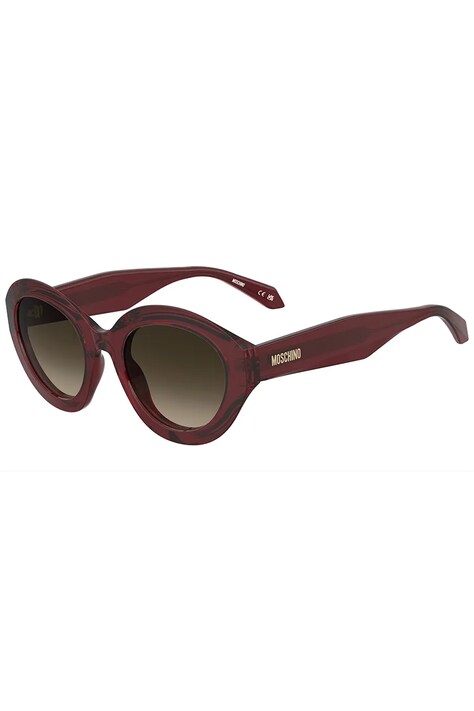Moschino okulary przeciwsłoneczne damskie kolor bordowy MOS200/S