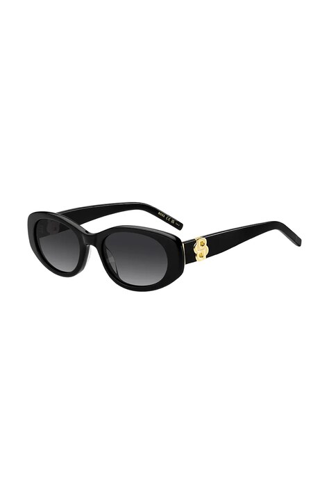 BOSS okulary przeciwsłoneczne damskie kolor czarny BOSS 1859/G/S
