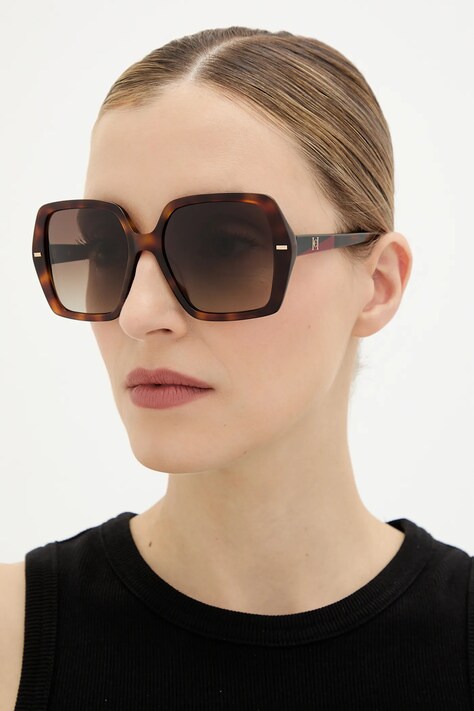 Carolina Herrera okulary przeciwsłoneczne damskie kolor brązowy HER 0332/G/S
