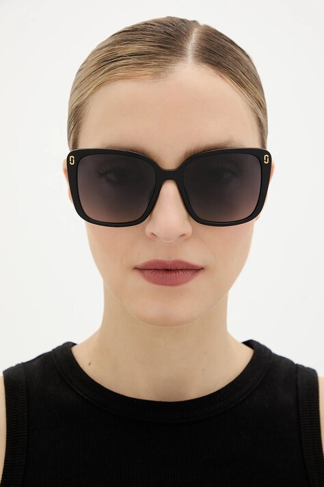 Marc Jacobs okulary przeciwsłoneczne damskie kolor czarny MJ 1127/G/S