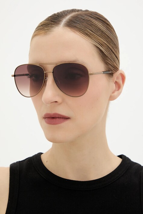 Marc Jacobs okulary przeciwsłoneczne damskie kolor brązowy MARC 865/S