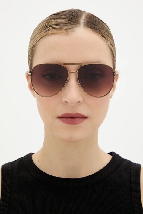 Marc Jacobs okulary przeciwsłoneczne damskie kolor brązowy MARC 865/S