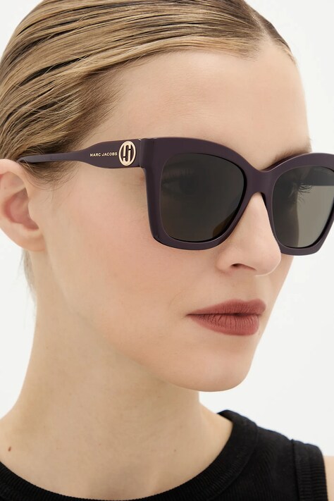 Marc Jacobs okulary przeciwsłoneczne damskie kolor fioletowy MARC 853/S