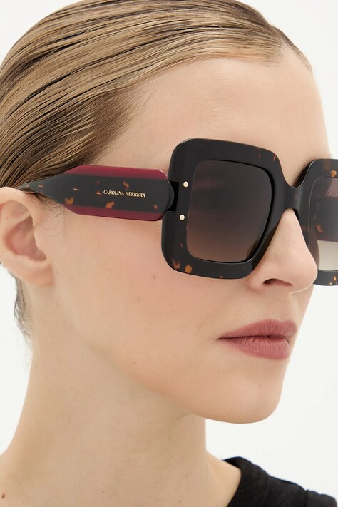 Carolina Herrera okulary przeciwsłoneczne damskie kolor brązowy HER 0322/S
