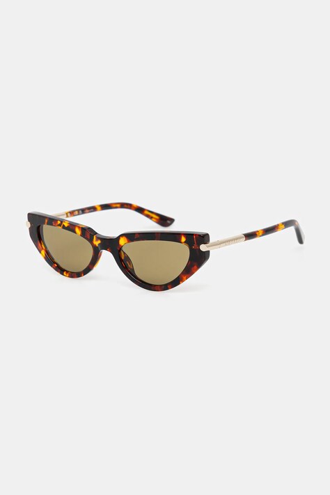 Alexander McQueen okulary przeciwsłoneczne damskie kolor brązowy AM0520S