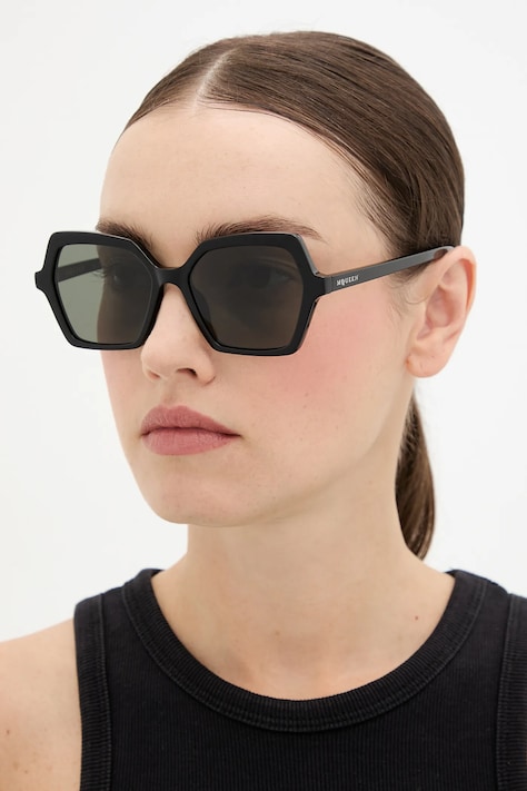 Alexander McQueen ochelari de soare culoarea negru, AM0537S