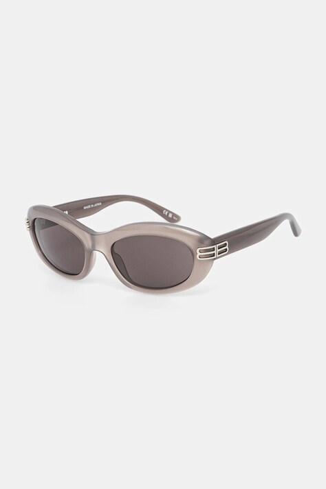Balenciaga okulary przeciwsłoneczne damskie kolor szary BB0431S
