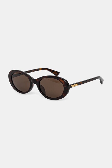 Bottega Veneta okulary przeciwsłoneczne damskie kolor brązowy BV1415SK