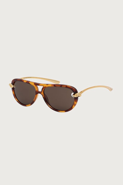 Bottega Veneta Солнцезащитные очки для женщин коричневые BV1418S