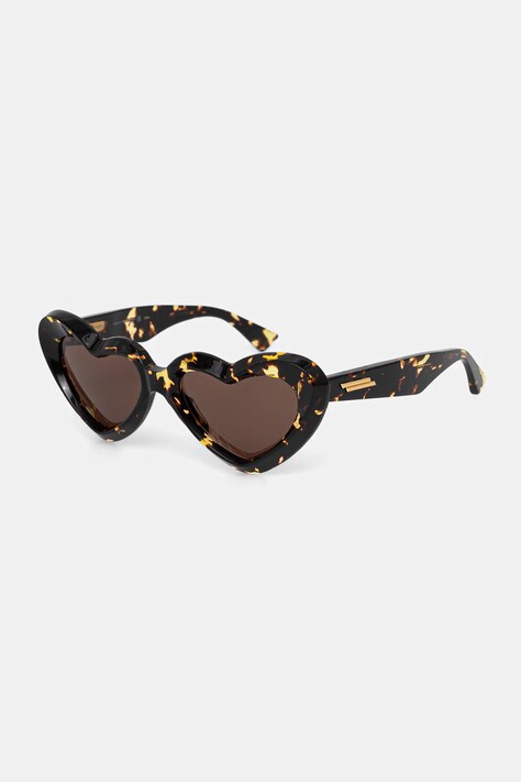 Bottega Veneta okulary przeciwsłoneczne damskie kolor brązowy BV1432S