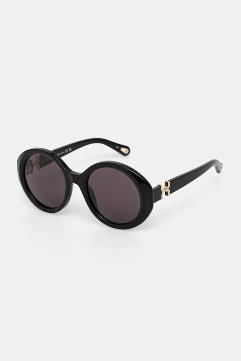 Chloé ochelari de soare culoarea negru, CH0332S