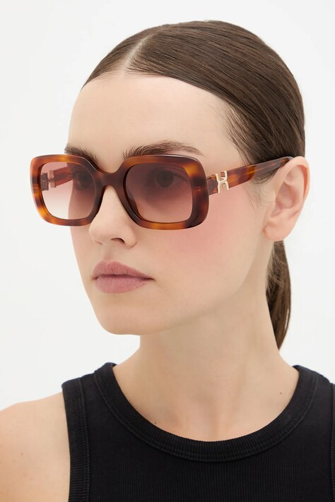 Chloé ochelari de soare culoarea maro, CH0333S