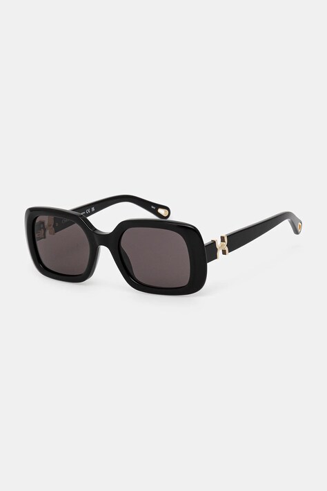 Chloé ochelari de soare culoarea negru, CH0333S